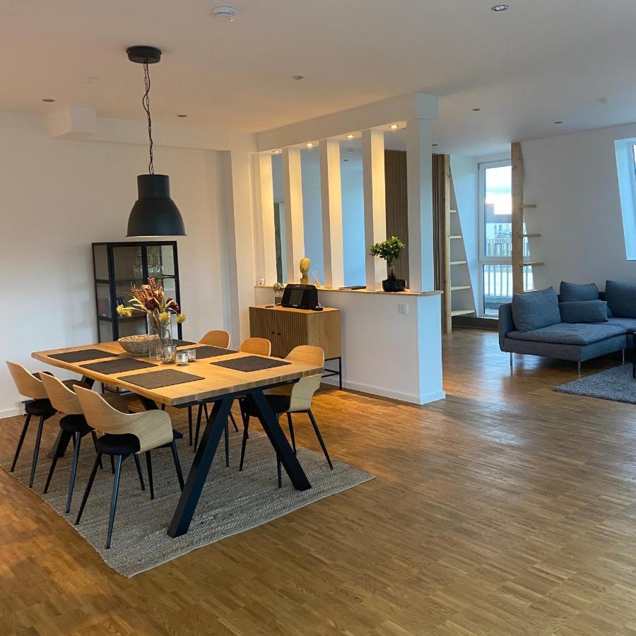 Zentrales Penthouse Mit Blick Auf Schwanenteich Apartamento Minden  Exterior foto